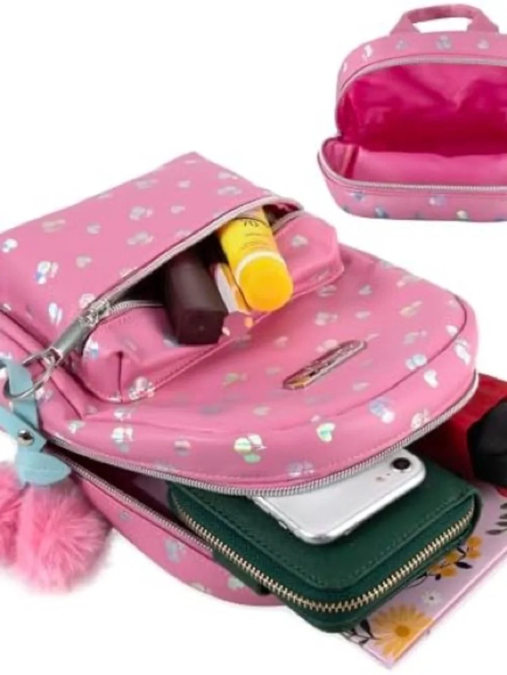 NWT pink faux  leather mini backpack by Jessica Simpson